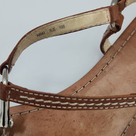 COACH Rue Dog Leash Flat Sandals - Picture 4 of 8